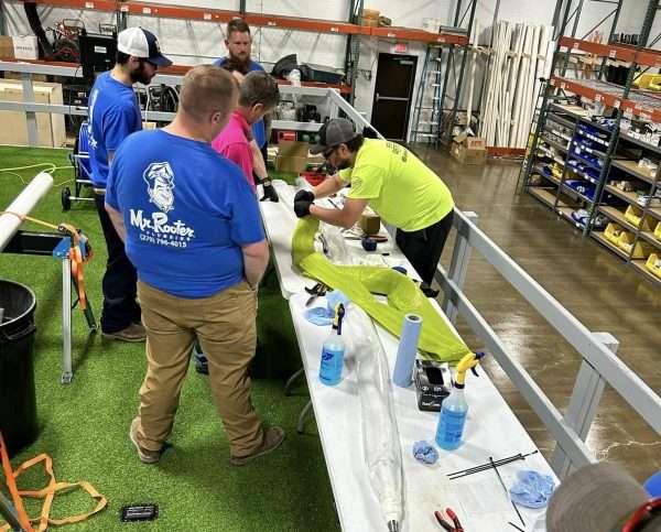 Trenchless team training session