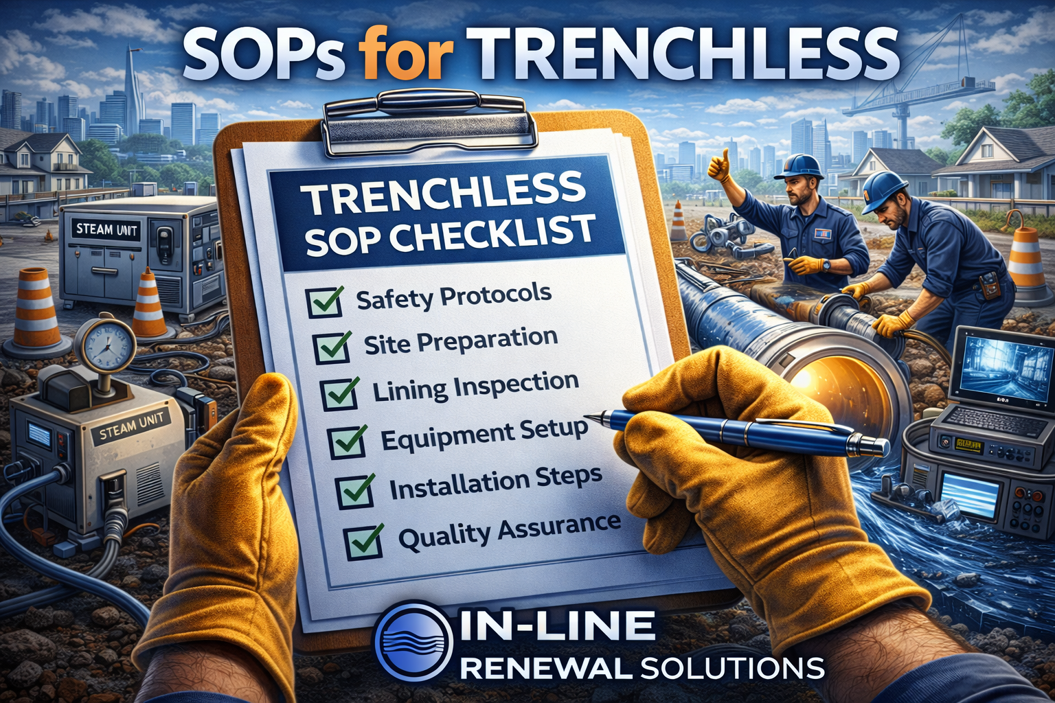Trenchless equipment rental checklist and contractor SOP planning