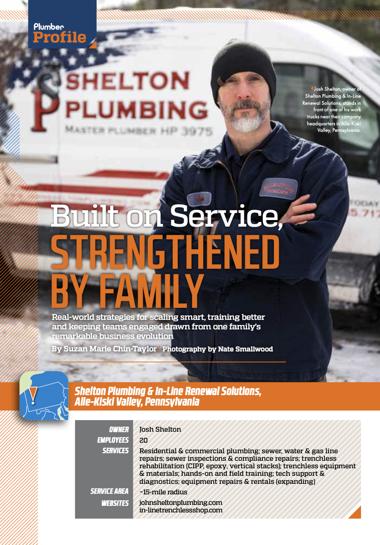 John Shelton featured in Plumber Magazine