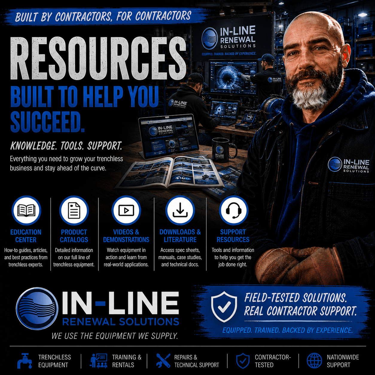 In-Line Renewal Solutions trenchless resources and contractor insights