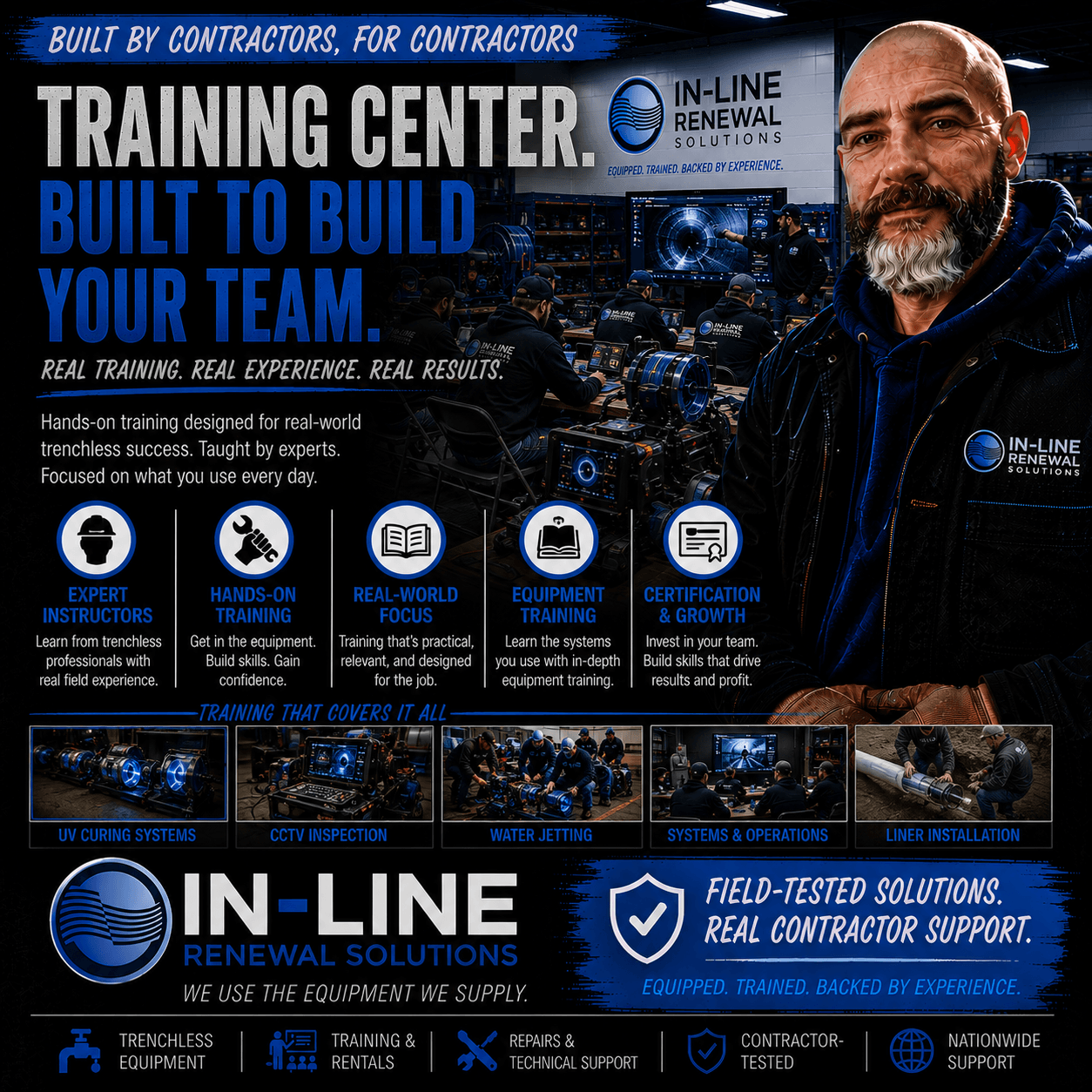 In-Line Renewal Solutions trenchless training and contractor education