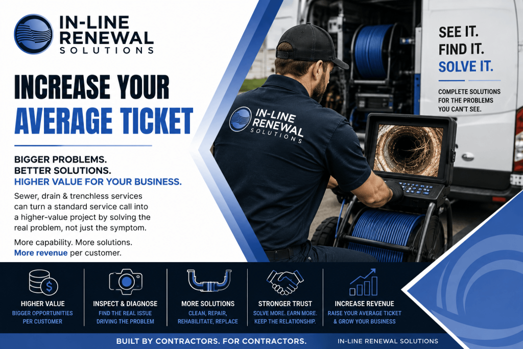 Can Adding Sewer & Trenchless Services Increase Your Average Ticket?